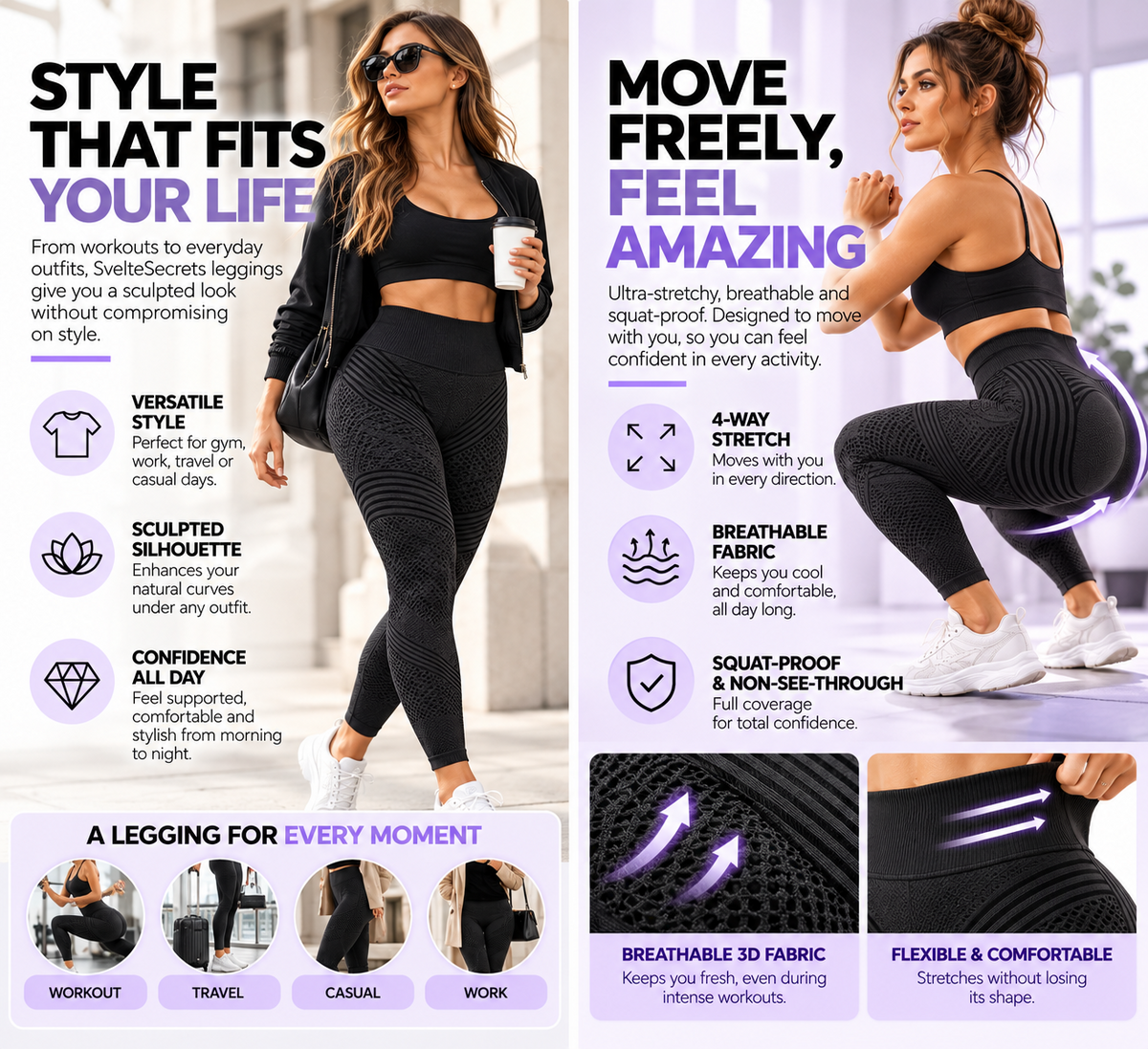 3D Sculpt & Lift Leggings